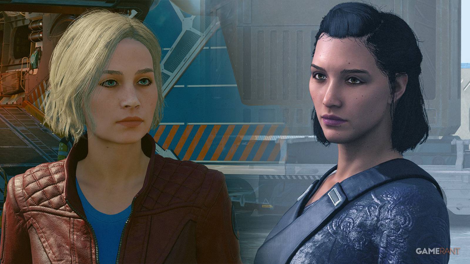 Starfield Sarah Morgan next to Andreja composite