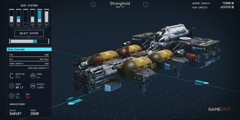 Starfield Stronghold Ship