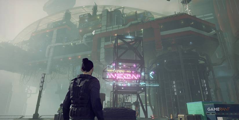 Starfield Welcome to Neon entrance on Volii Alpha