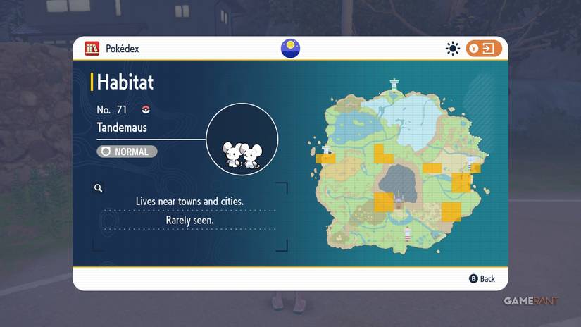 Tandemaus pokemon scarlet and violet