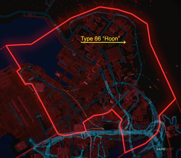 Type 66 Hoon location