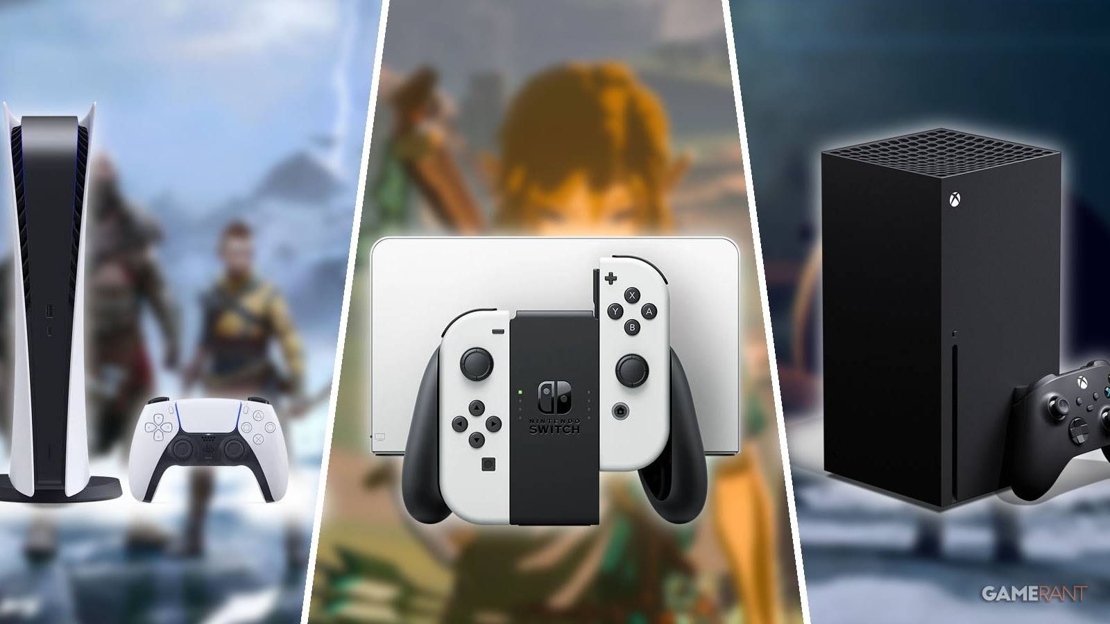 PS5, Switch, and Xbox Series X