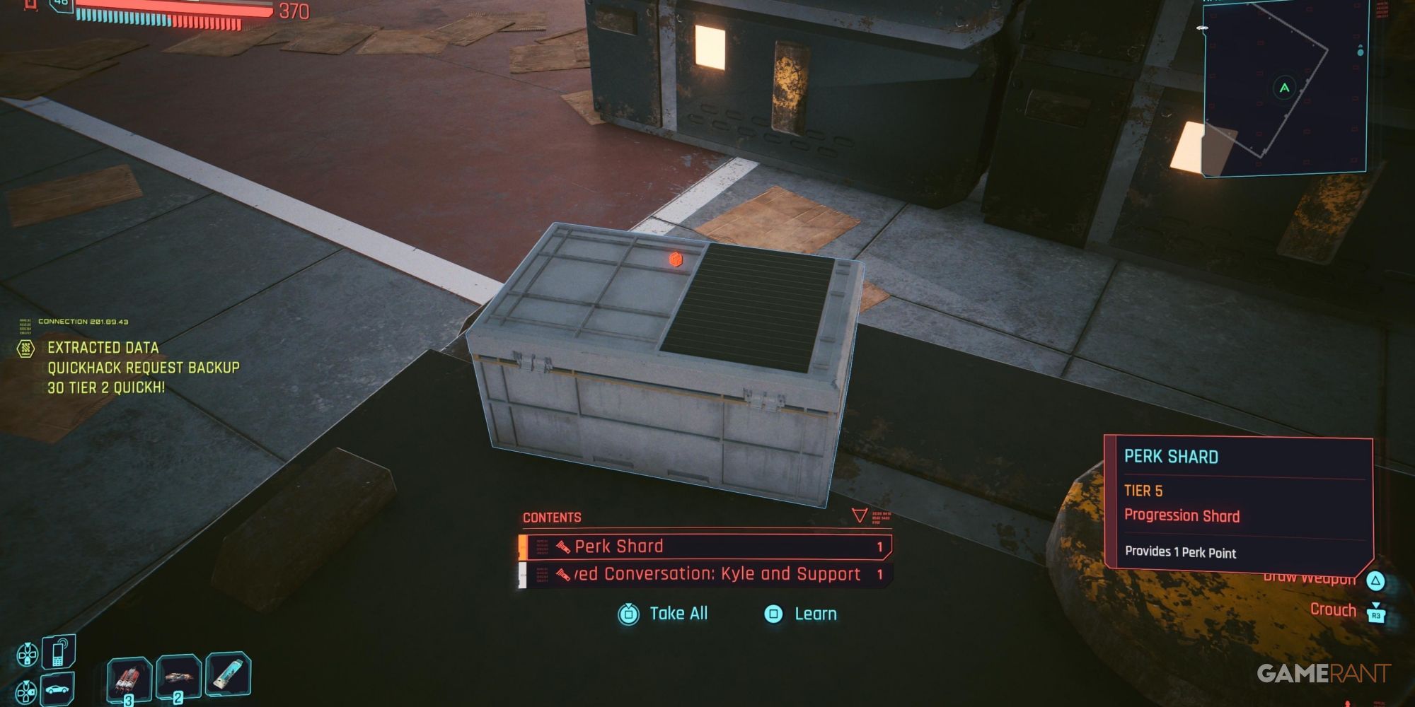 Cyberpunk 2077: All Perk Shards