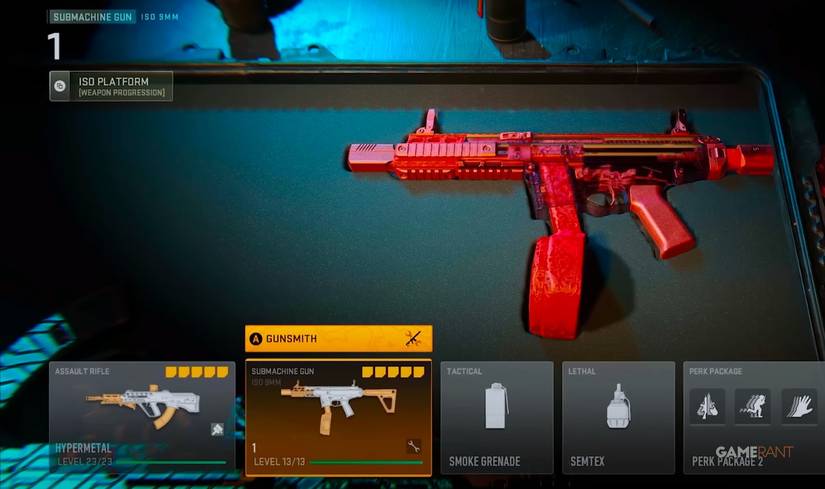 iso 9mm perks and equipment