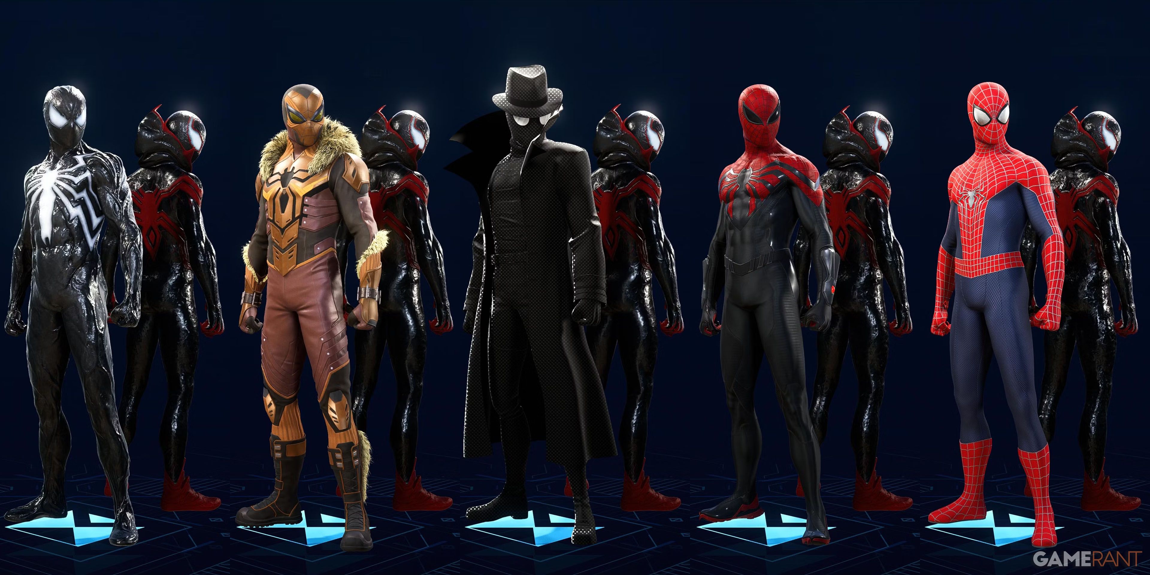 All Suits in Spiderman 2