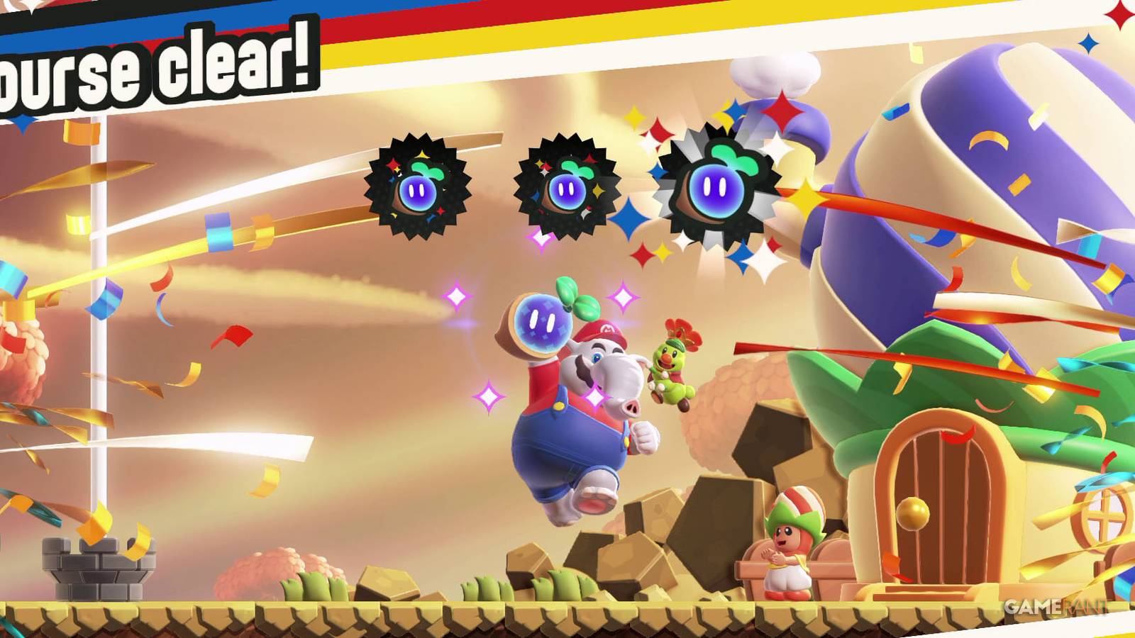 Mario Wonder- Bulrush Express 100% Completion