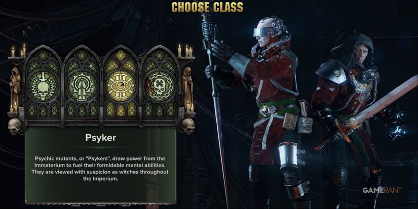 Warhammer 40000 Darktide New Psyker Creation Screen