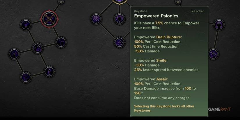 Warhammer 40000 Darktide Psyker Empowered Psionics Talent