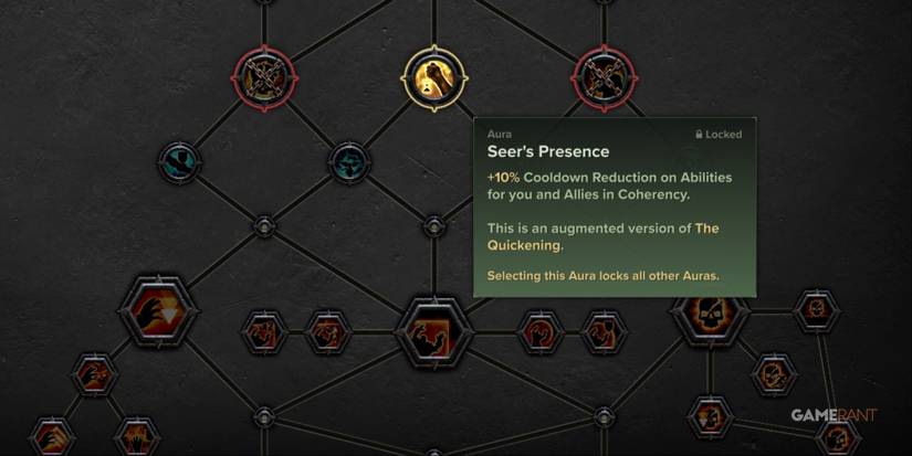 Warhammer 40000 Darktide Psyker Seer's Presence Talent