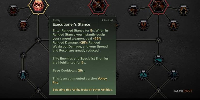 Warhammer 40000 Darktide Veteran Executioner's Stance Talent