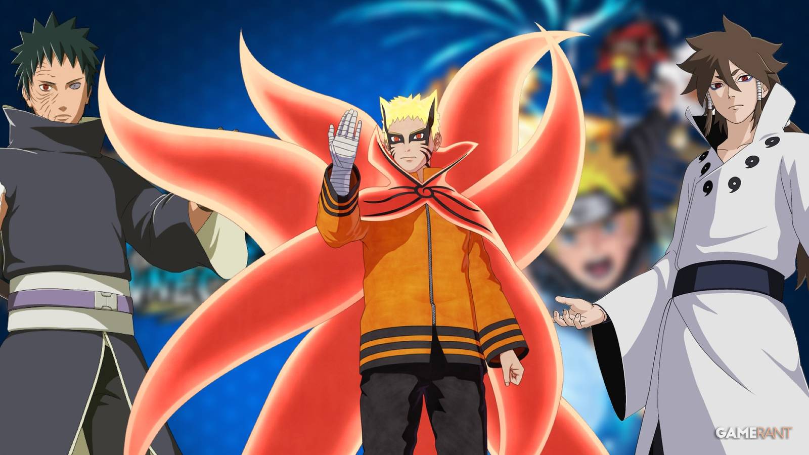 Indra, Naruto, and Obito