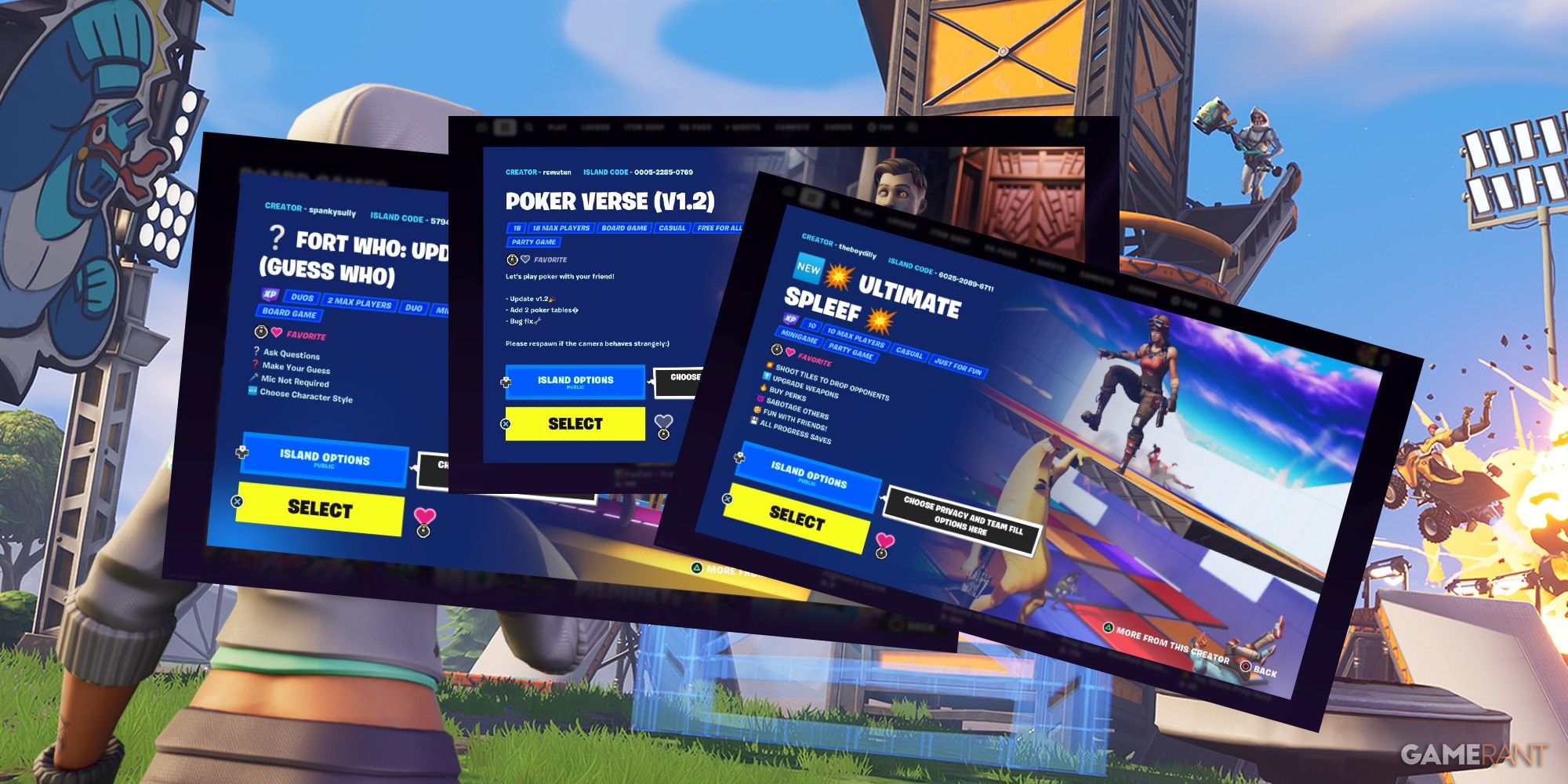 Fortnite: Best Party Game Map Codes