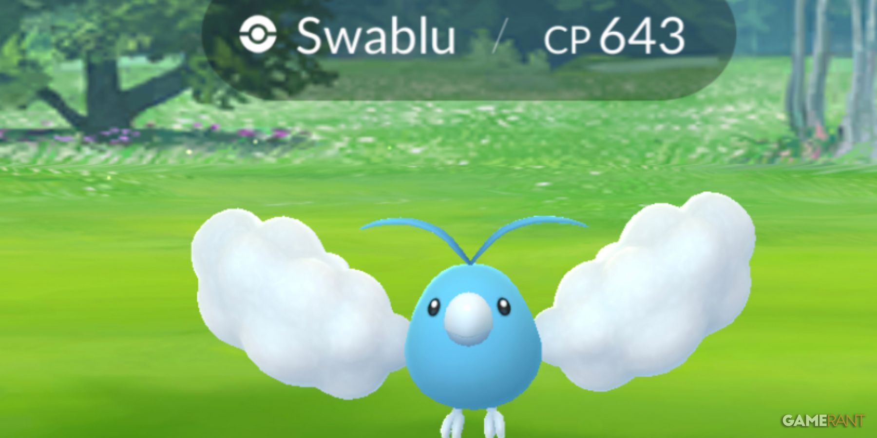 pokemon go swablu encounter