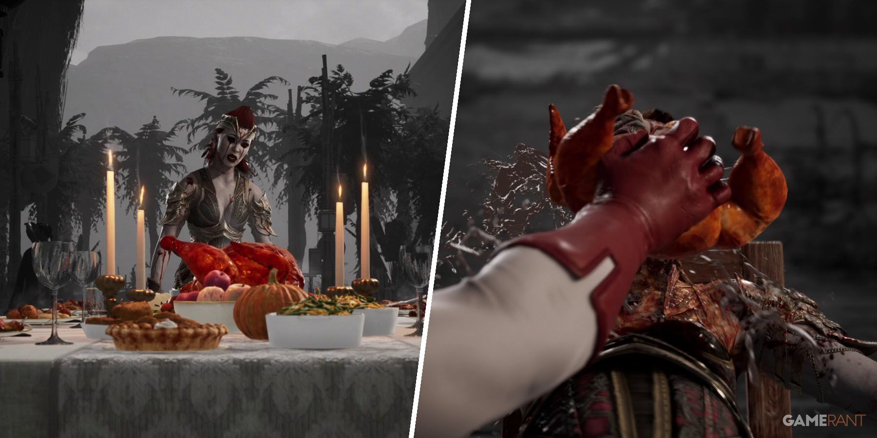 The Thanksgiving fatality in Mortal Kombat 1