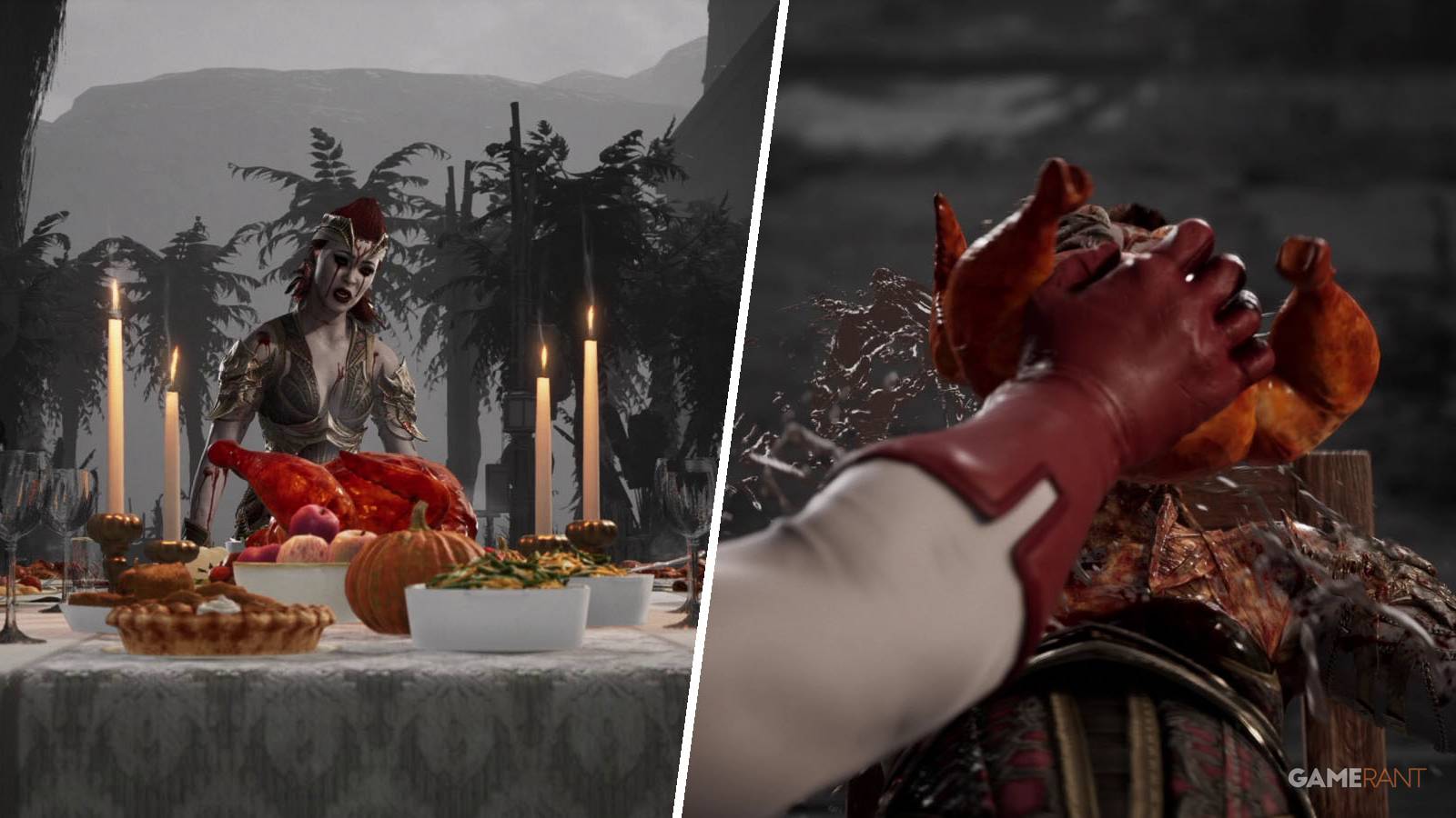 The Thanksgiving fatality in Mortal Kombat 1