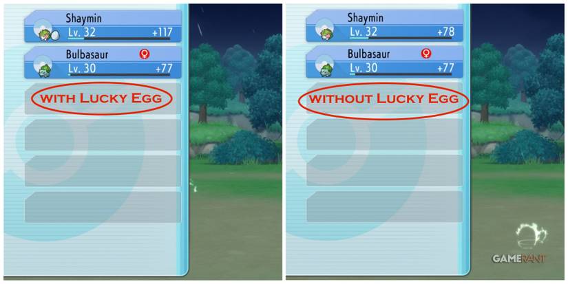 pokemon brilliant diamond shining pearl lucky egg exp stack