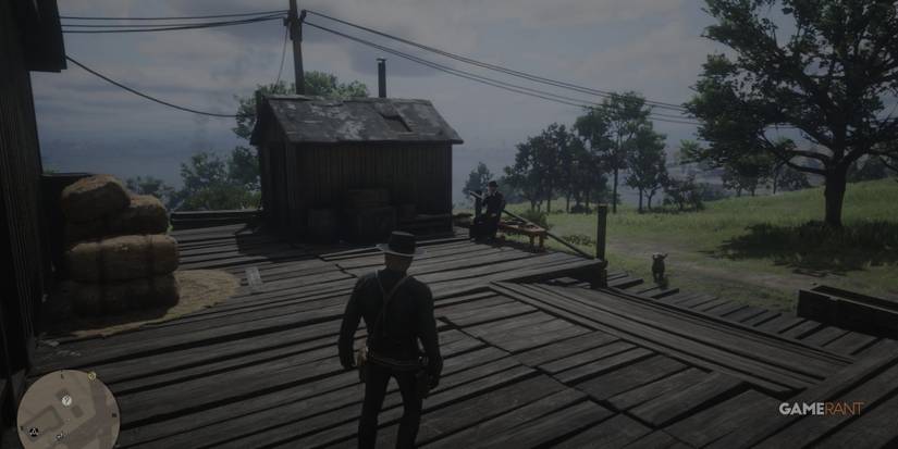 RDR2-Smoking-Stranger