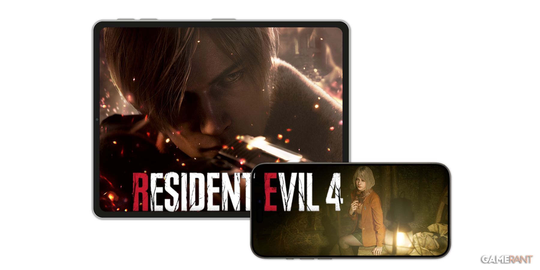Resident Evil 4 2023 Remake iPhone 15 Pro iPad Pro GR composite