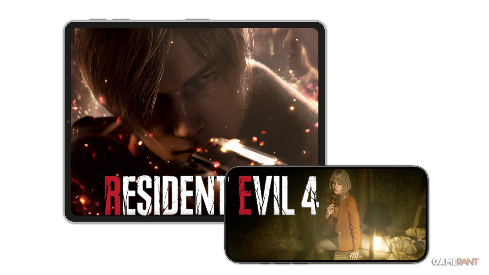 Resident Evil 4 2023 Remake iPhone 15 Pro iPad Pro GR composite