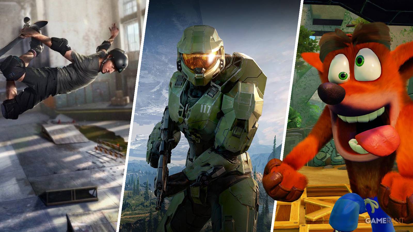 Tony Hawk's, Halo, and Crash Bandicoot