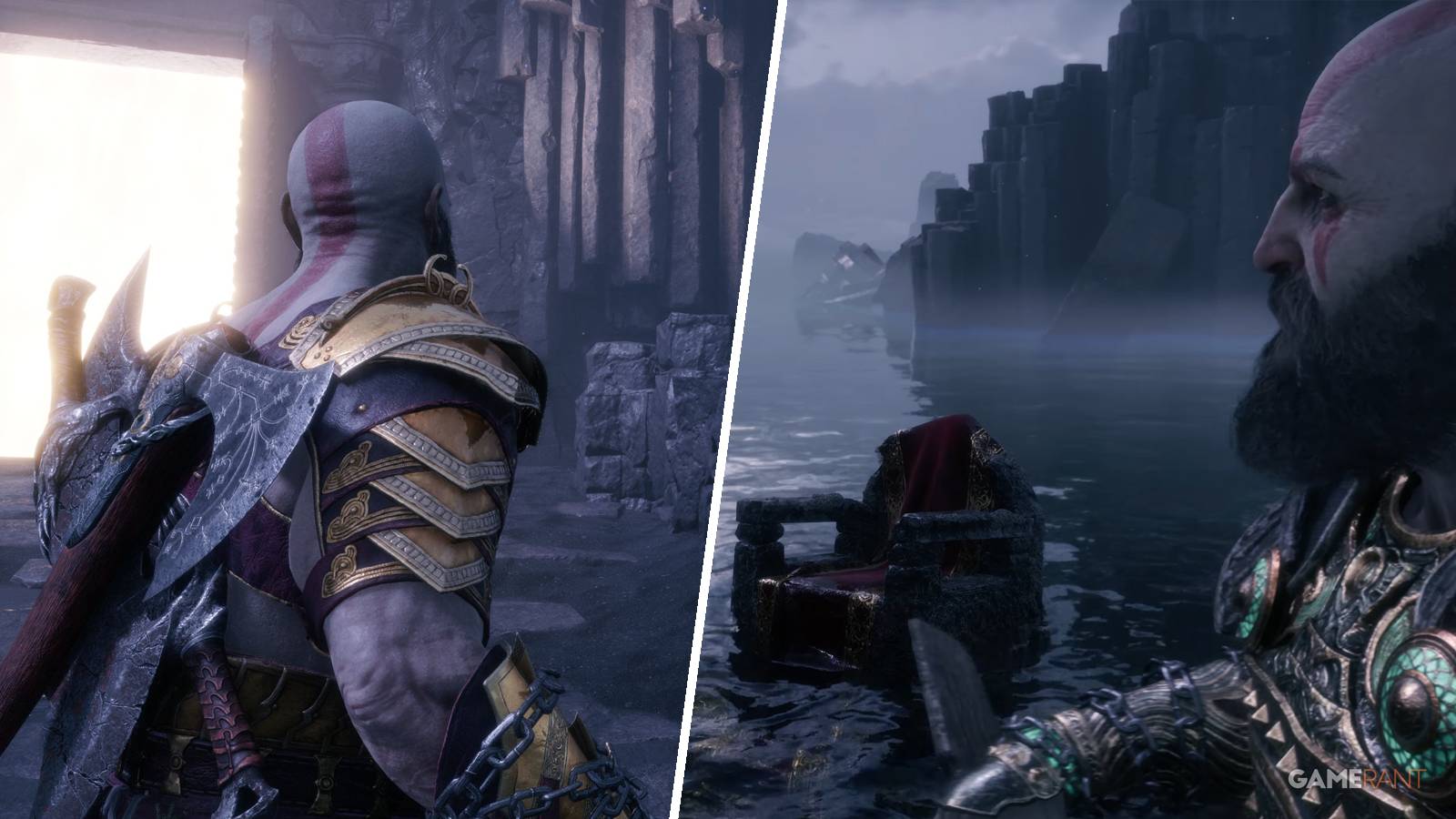 Images from God of War Ragnarok's Valhalla DLC