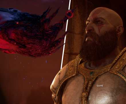 Mimir and Kratos in God of War Ragnarok Valhalla