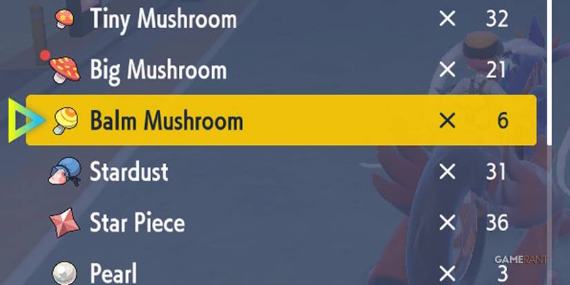 pokemon scarlet violet balm mushroom