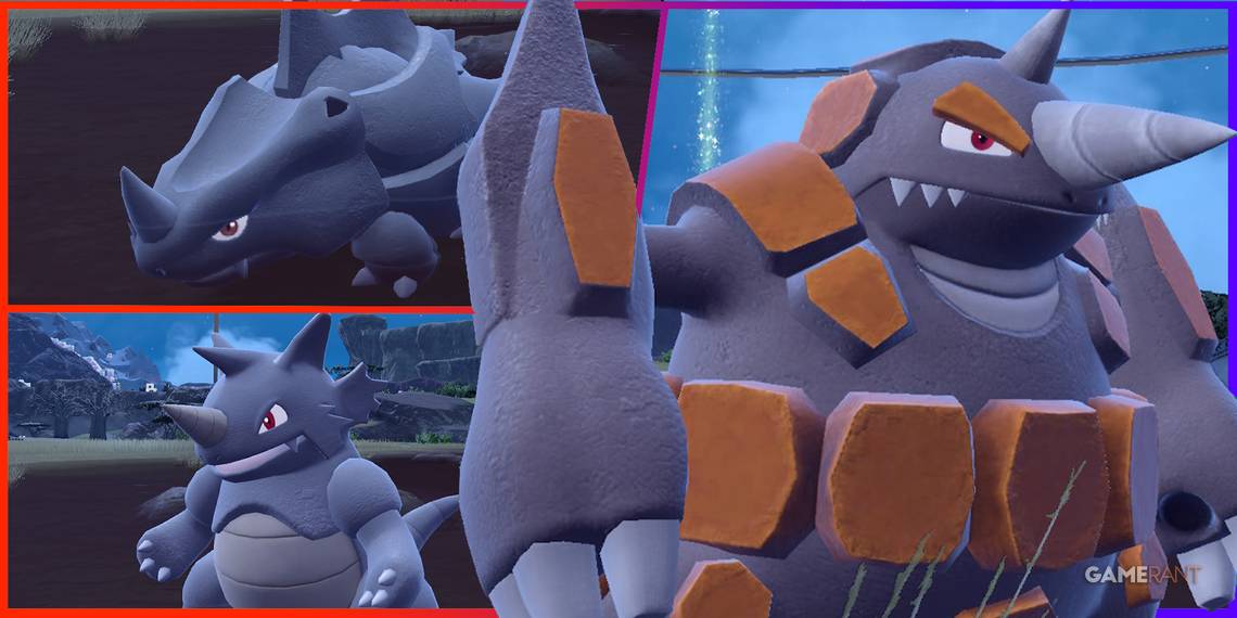 Pokémon Escarlata y Violeta: Cómo Obtener a Rhyhorn, Rhydon y Rhyperior (Indigo Disk)