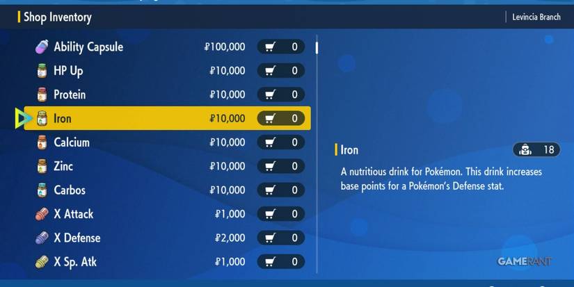 pokemon scarlet violet vitamins