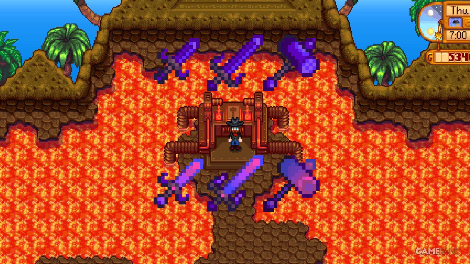 Galaxy Weapons in Stardew Valley
