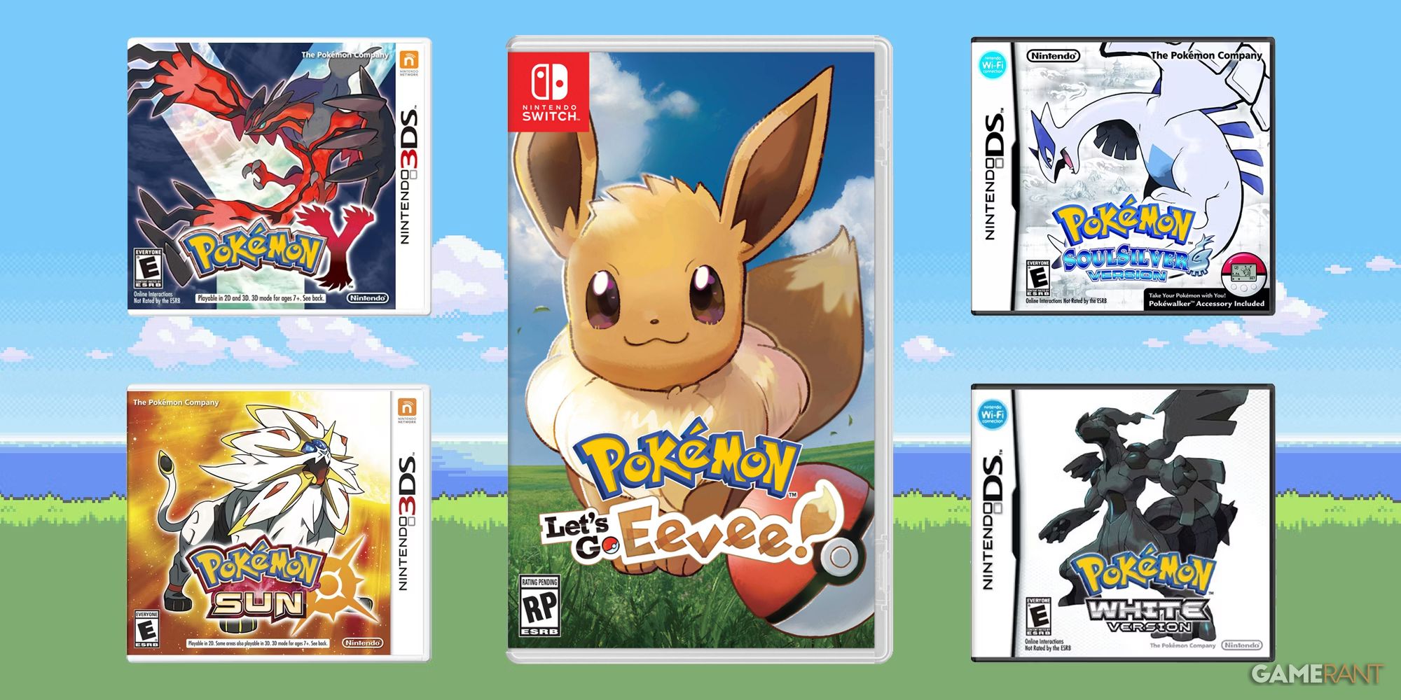Five of the best mainline Pokemon games