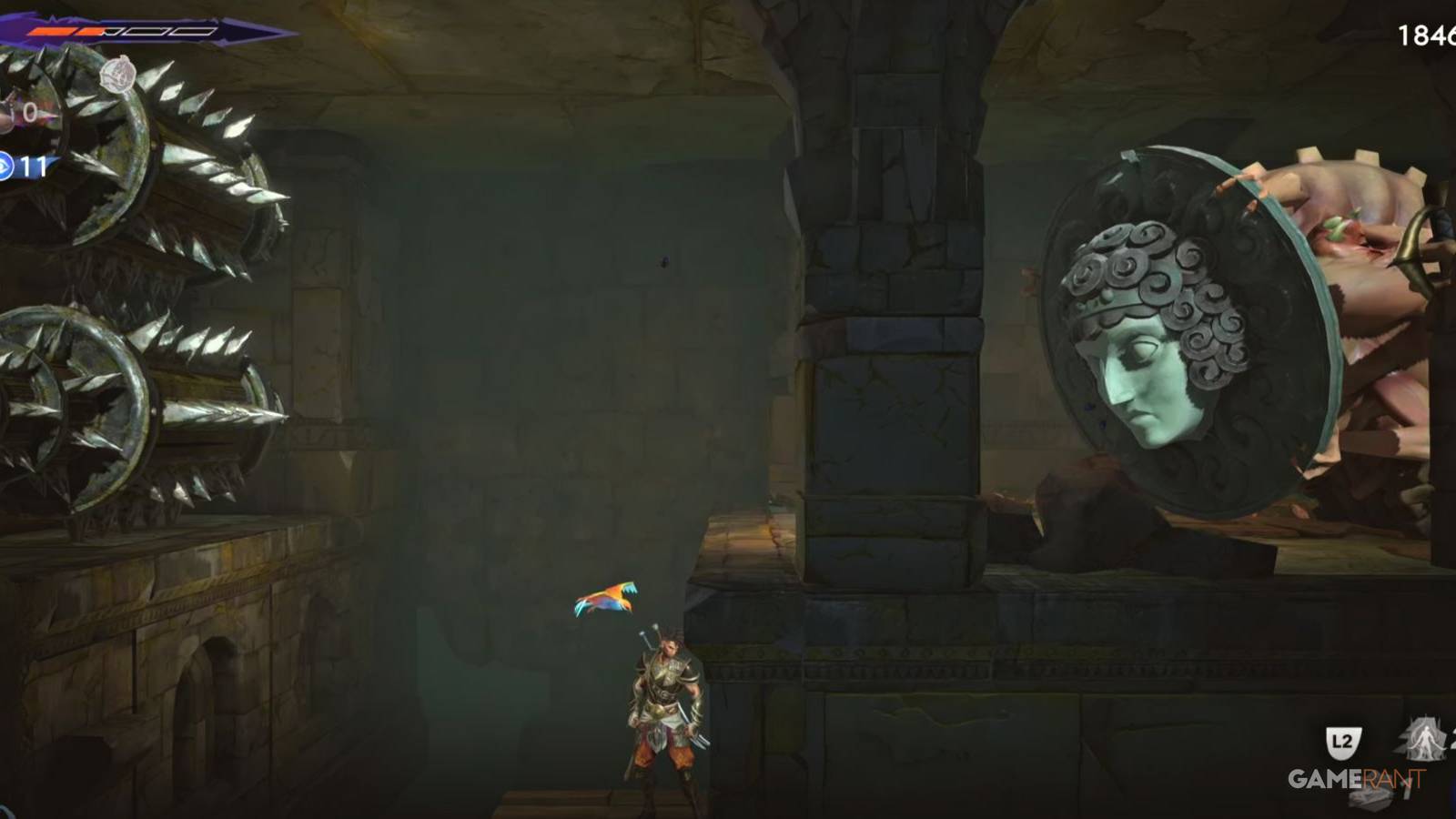 how to get past worms in prince of persia the lost crown.