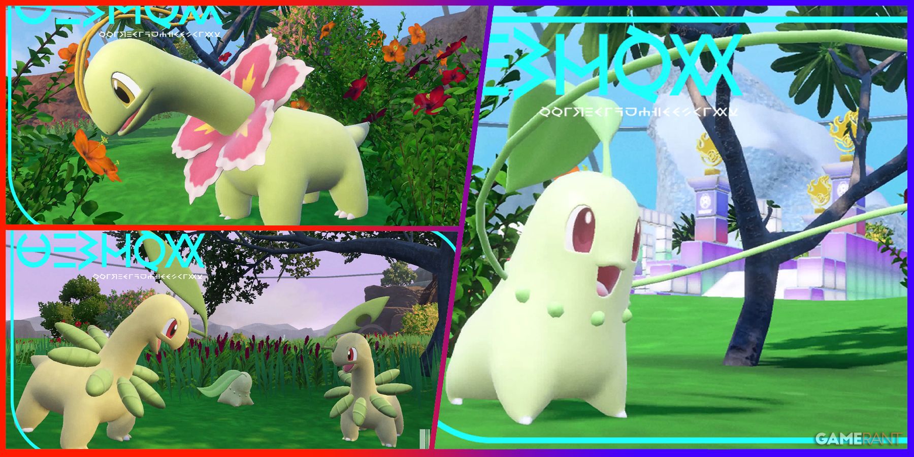 pokemon scarlet violet how to get chikorita feature