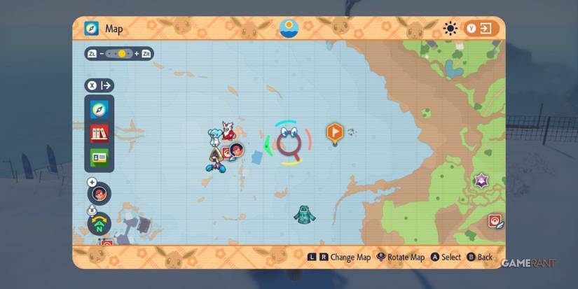 pokemon scarlet violet indigo disk glastrier location