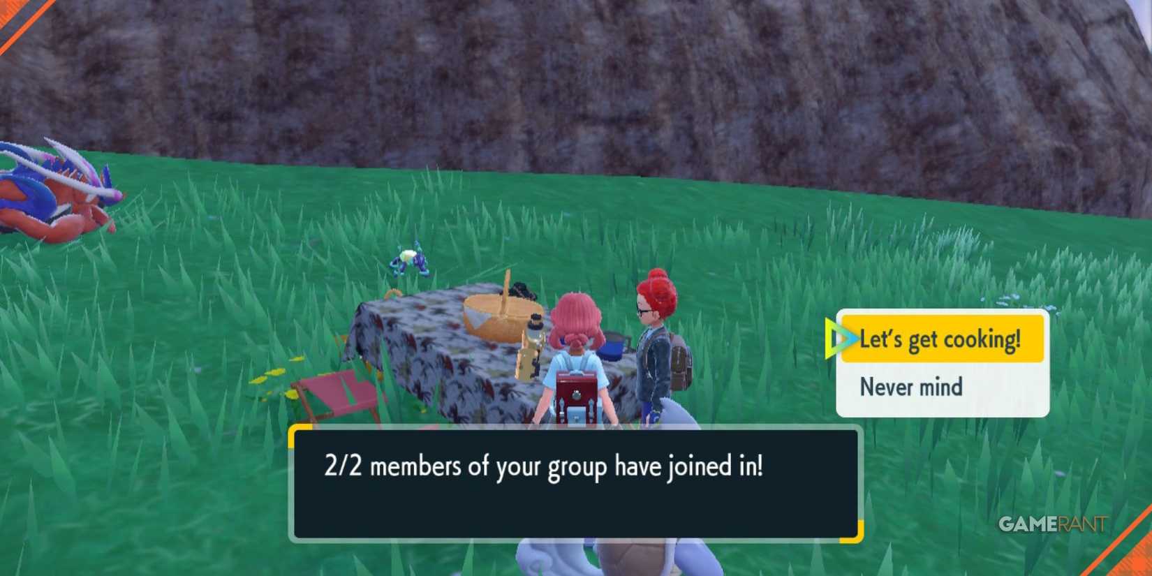 pokemon scarlet violet indigo disk set up picnic in union circle