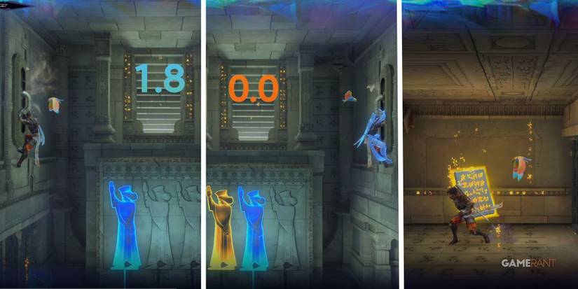the first puzzle room in sacred archives in prince of persia the lost crown.