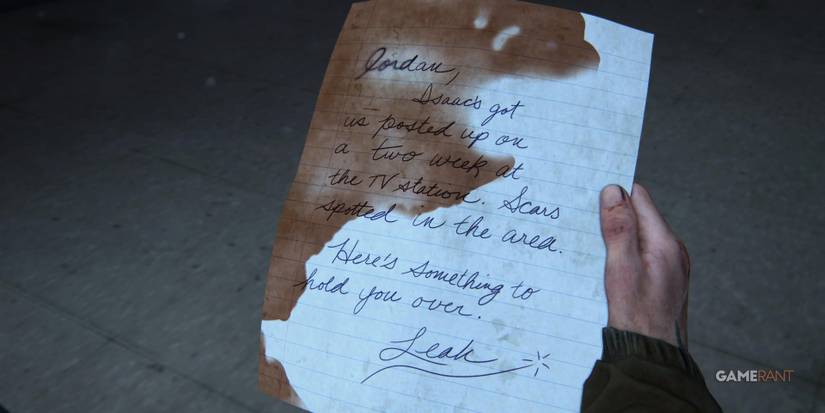The Last of Us™ Part II artifact eastbrook elementary leah's note
