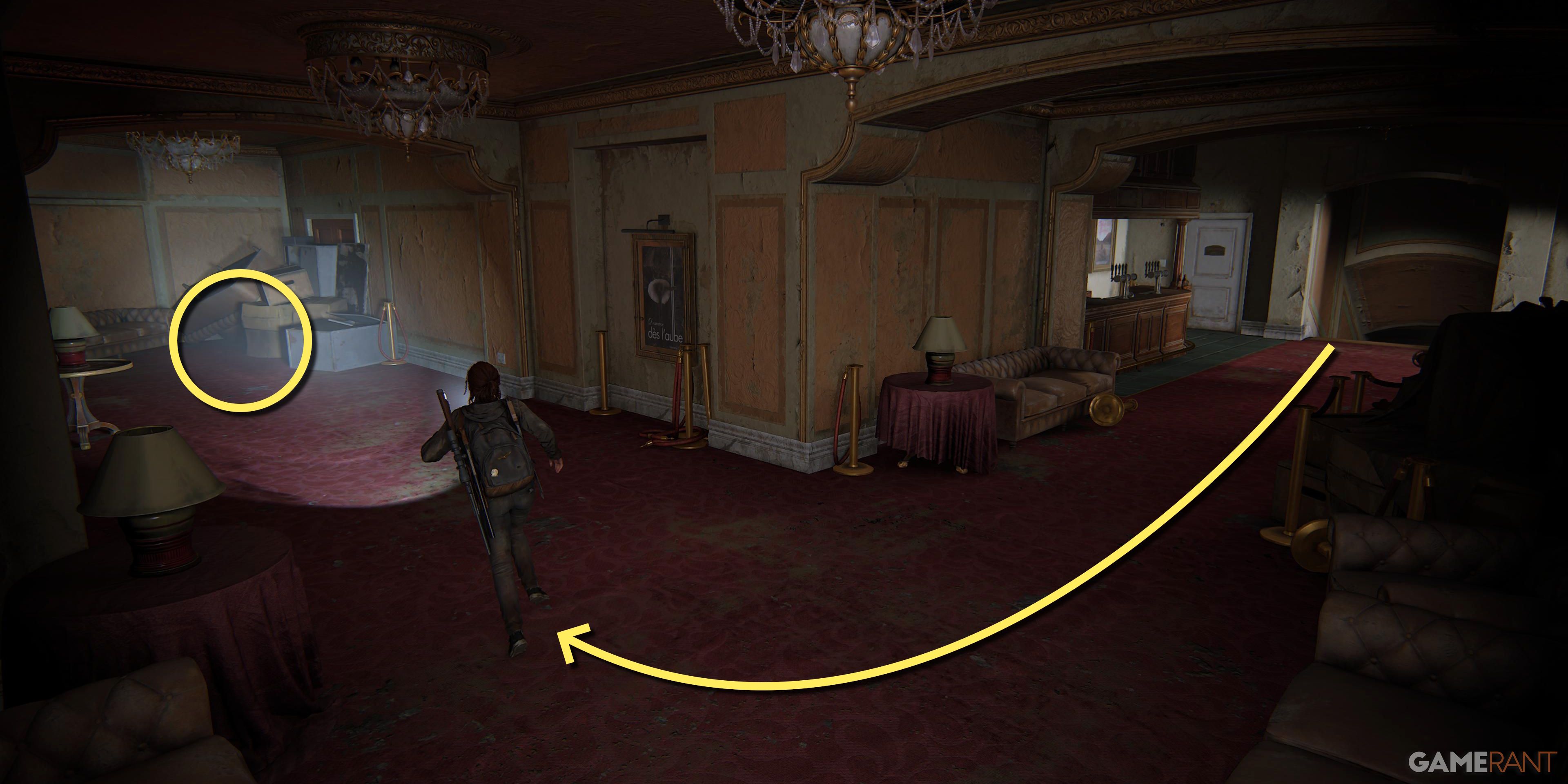 the last of us 2 ключ от двери в театре