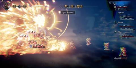 A player casts a fire spell called Ignis Ardere