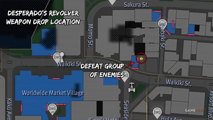 Desperado's Revolver location in Like a Dragon: Infinite Wealth