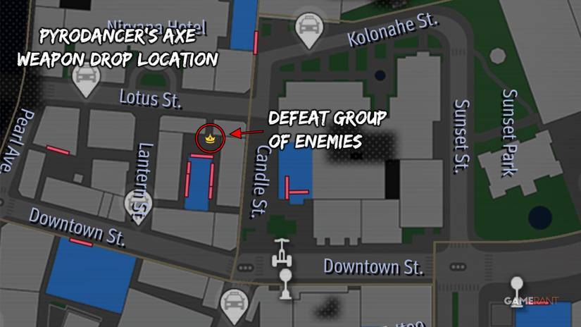 Pyrodancer's Axe location in Like a Dragon: Infinite Wealth