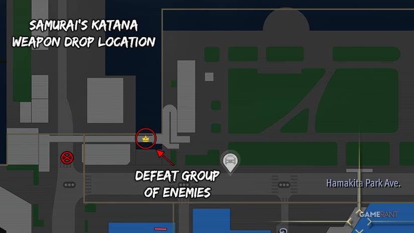 Samurai's Katana location in Like a Dragon: Infinite Wealth