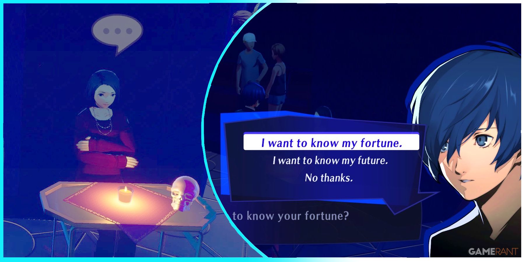 persona 3 fortune teller unlock feature