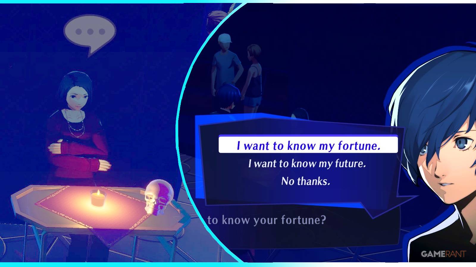 persona 3 fortune teller unlock feature