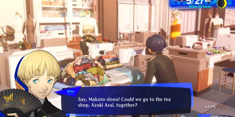 persona 3 reload bebe social link rank 1