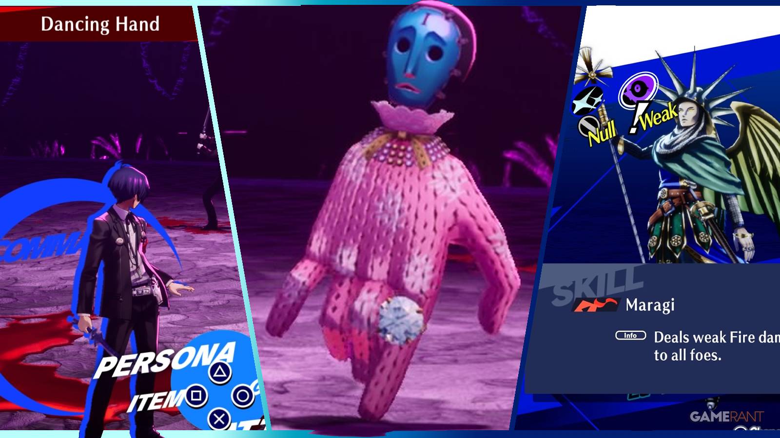 persona 3 reload dancing hand weakness feature
