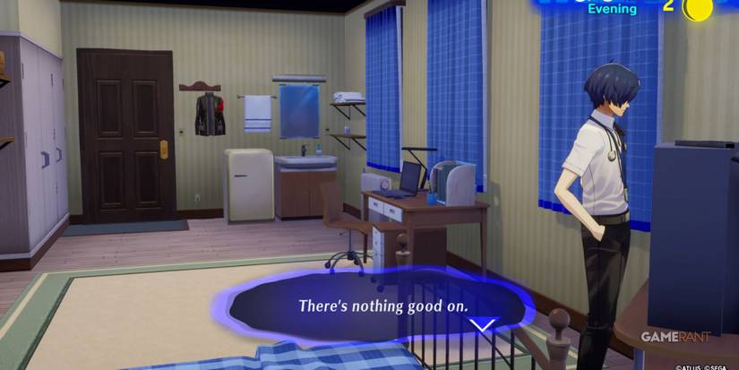 persona  3 reload dorm room tv