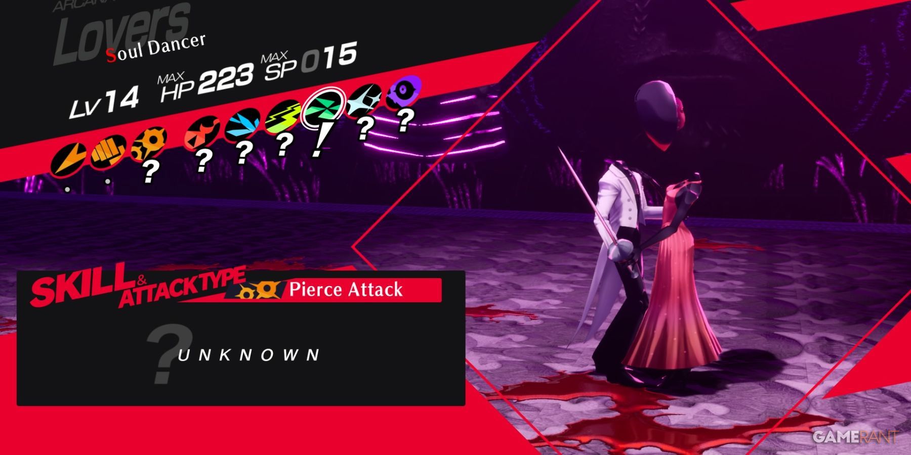 Persona 3 Reload: Soul Dancer Weakness