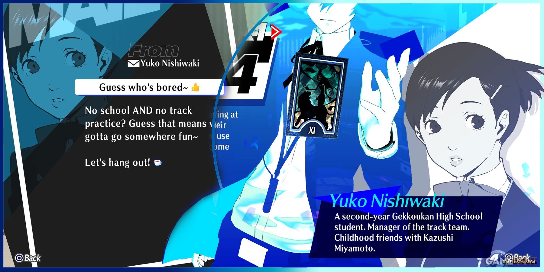 persona 3 reload yuko nishiwaki social link guide feature