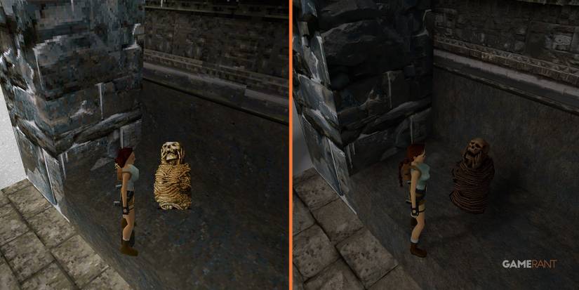 tomb raider 1-2-3 remastered 2d sprite 3d model